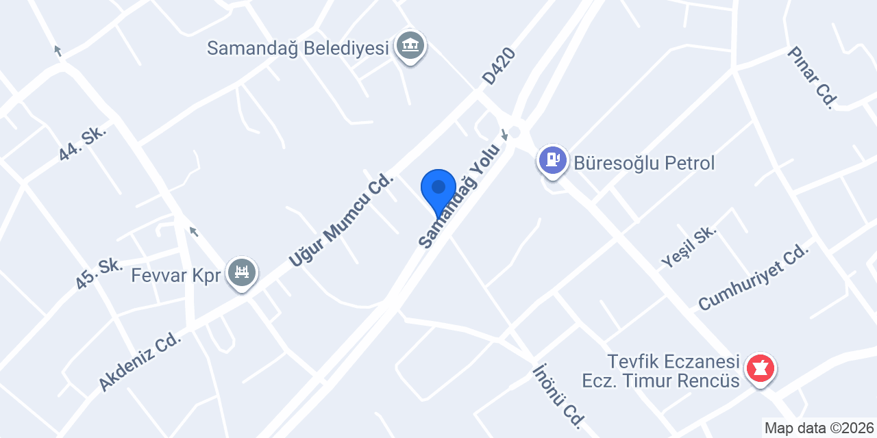 Samandag aydınlatma konumu