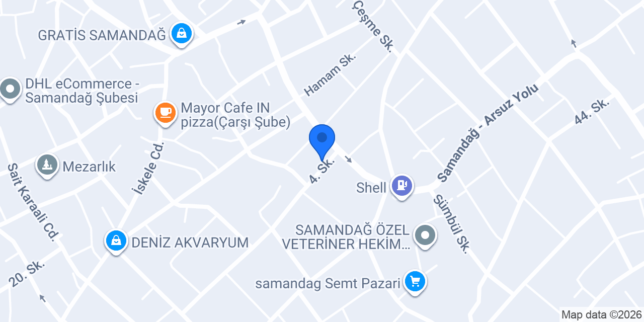 Samandağ Bilge Anka Koleji konumu