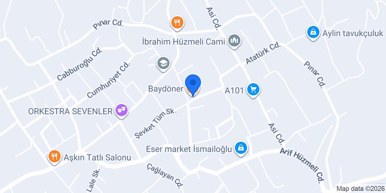 Baydöner konumu