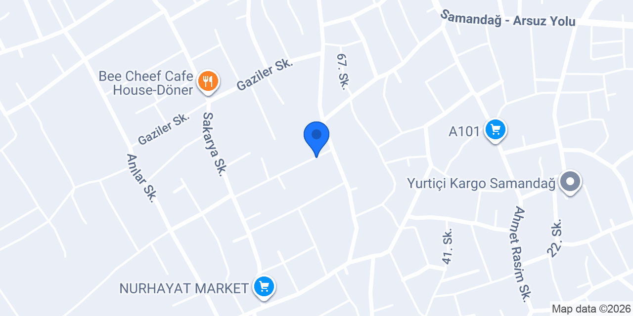 HATAY/SAMANDAĞ KOF CUP konumu