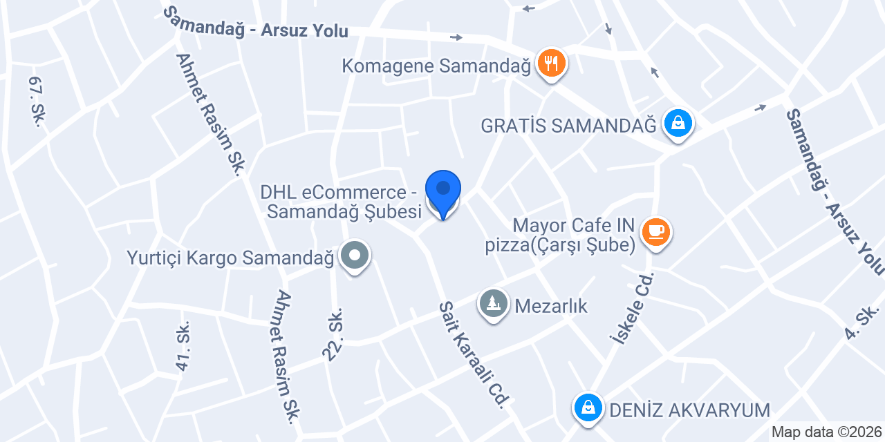 DHL eCommerce - Samandağ Şubesi konumu