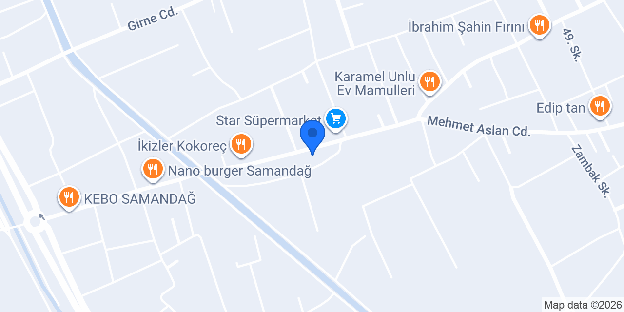 Halk kasap fırın konumu