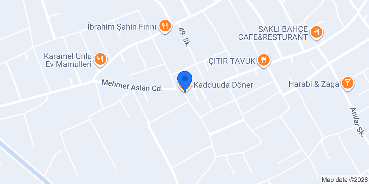 Kadduuda Döner konumu