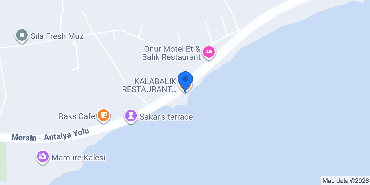 KALABALIK RESTAURANT ANAMUR konumu