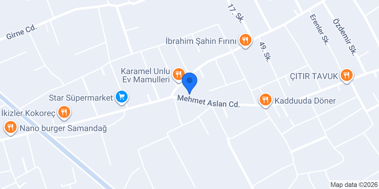 MERCAN DÖNER konumu