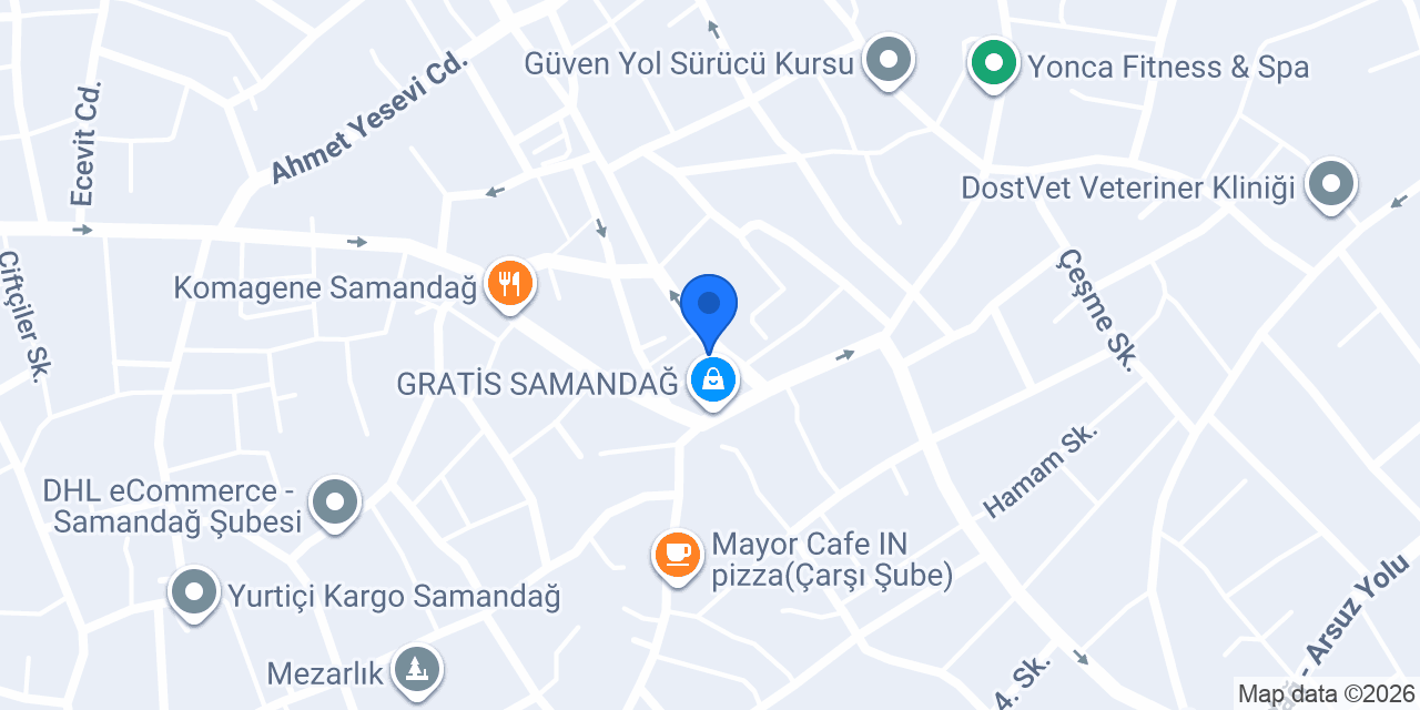 Cadde İletişim konumu