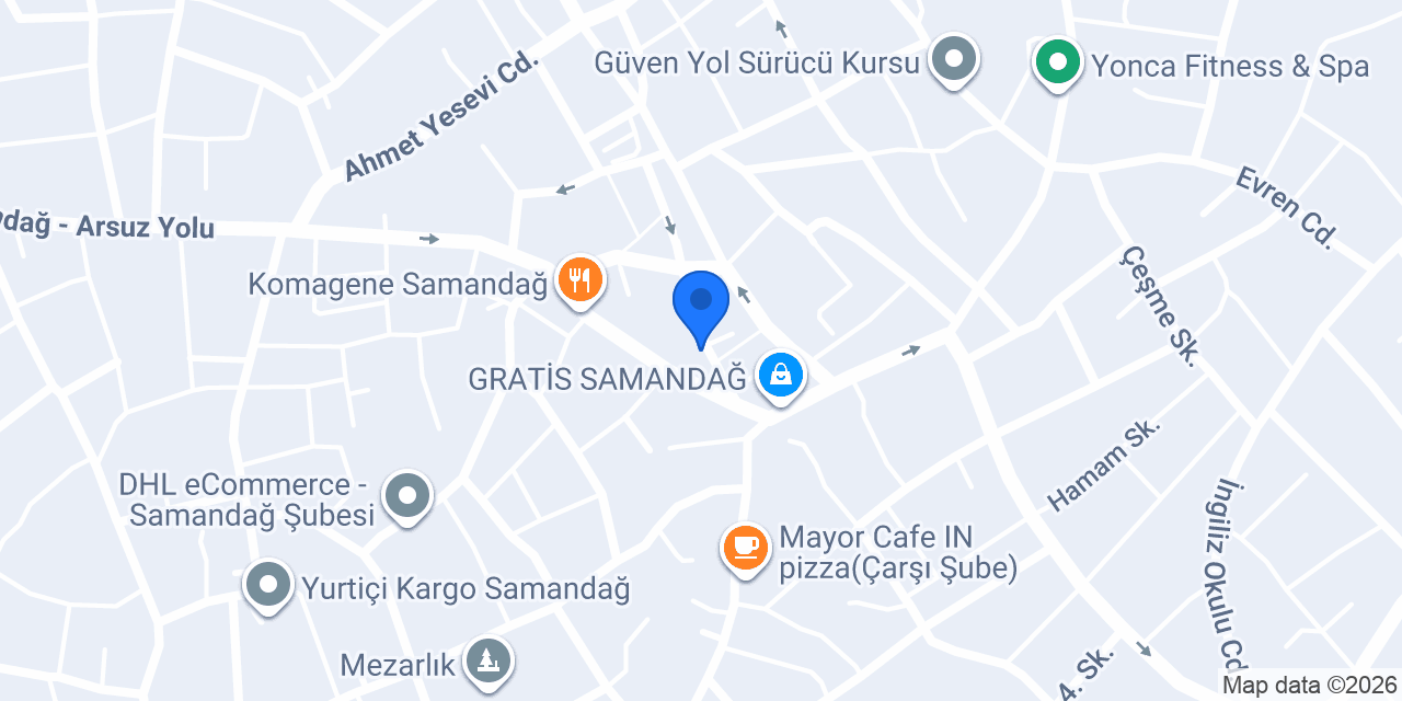 ABDO DÖNER SAMANDAĞ konumu