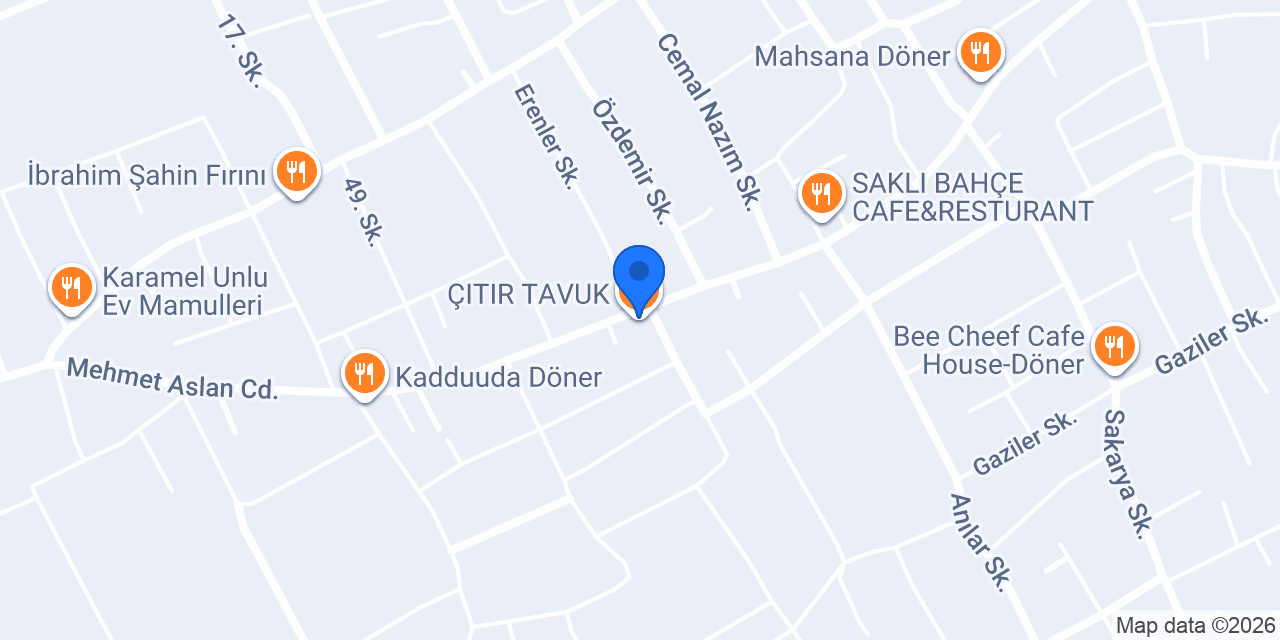 ÇITIR TAVUK konumu