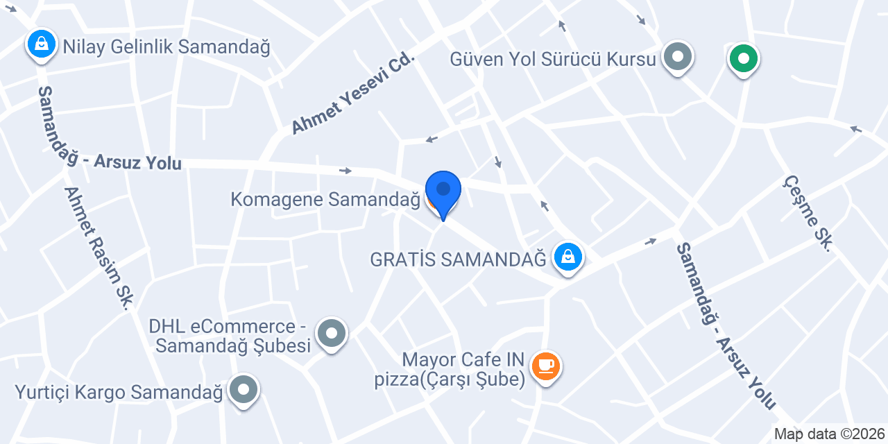 Aheste Kahve konumu