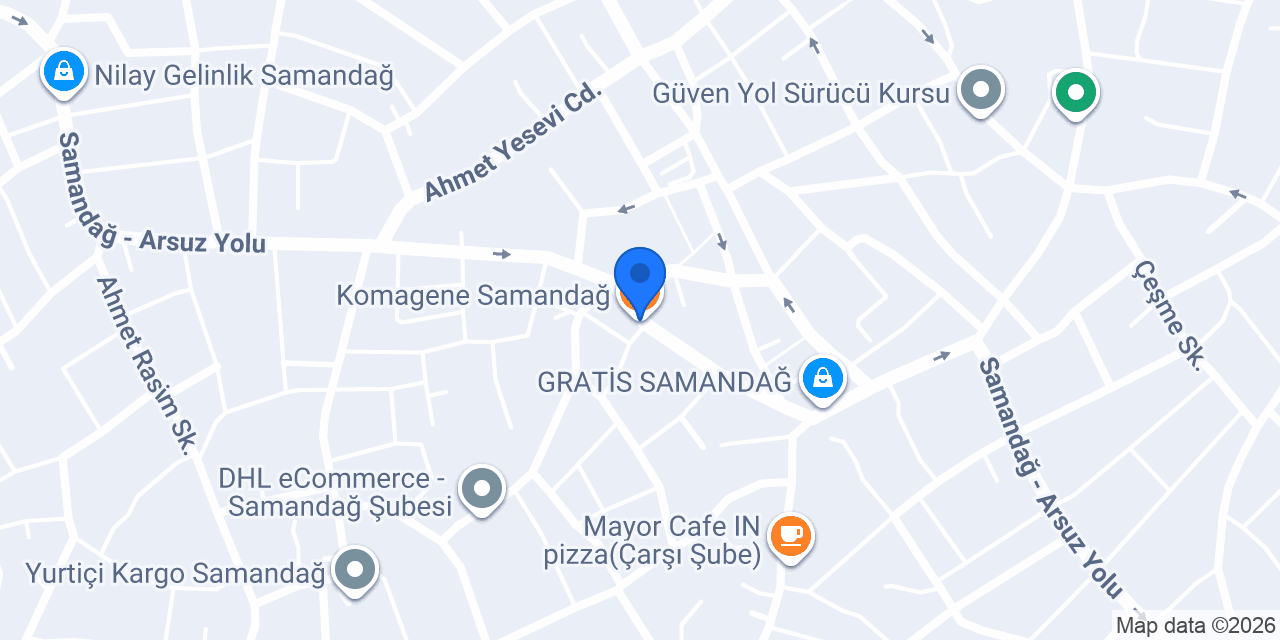 Komagene Samandağ konumu