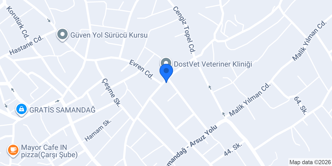 Otorapor Hatay Samandağ Oto Ekspertiz konumu