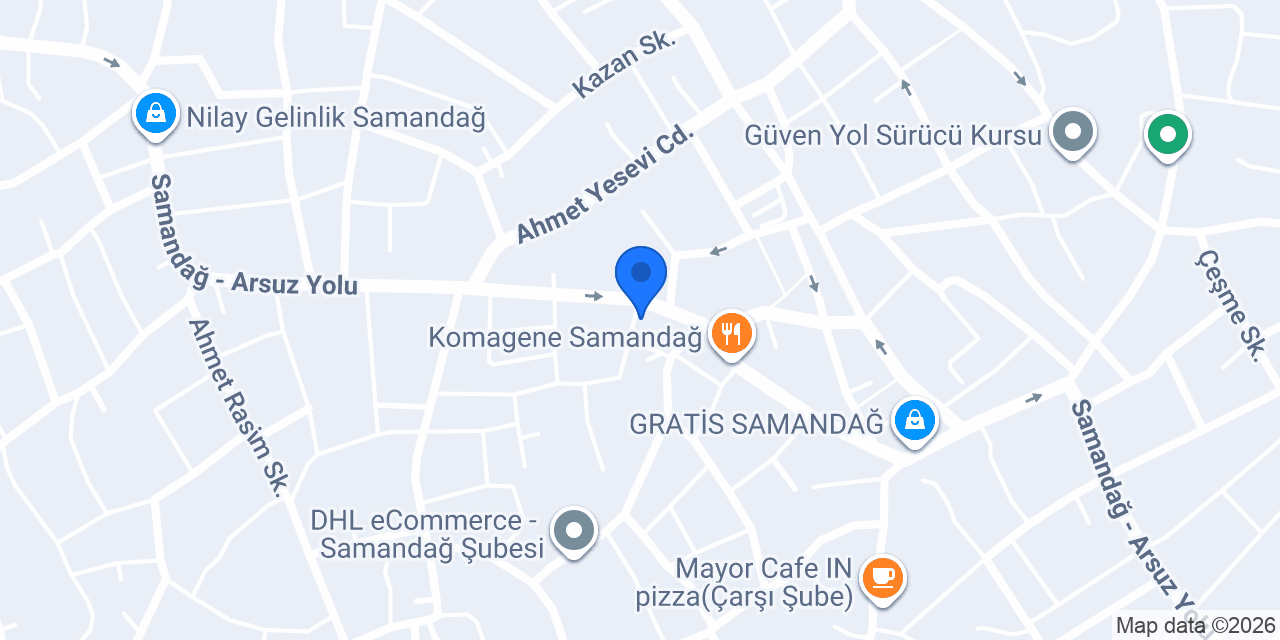 Tahtakale Samandağ konumu