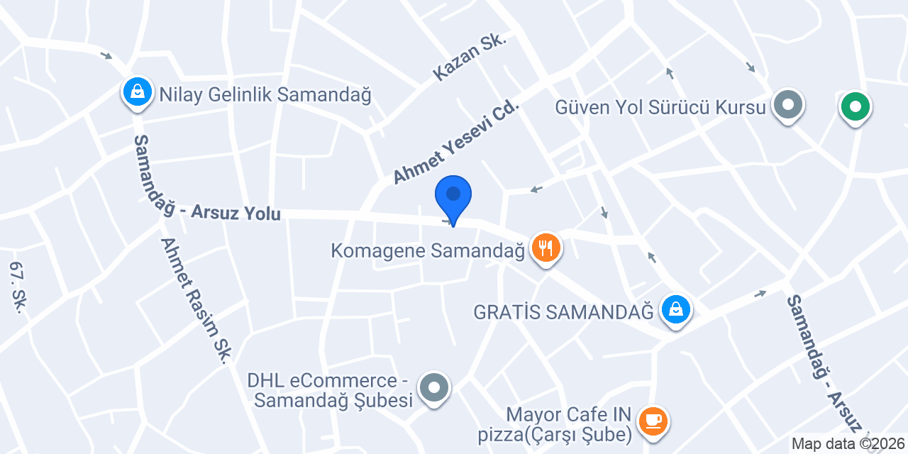 Özdemir Büro Mobilyaları konumu