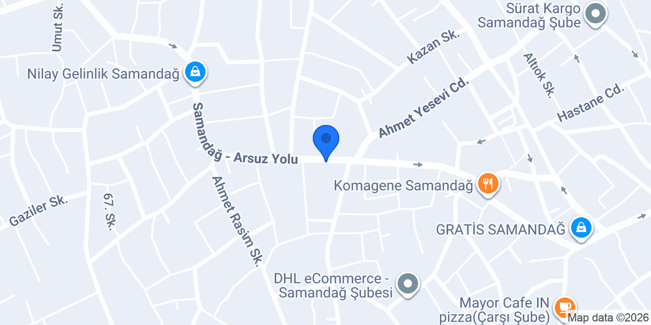 Kelebek Mobilya Samandağ konumu