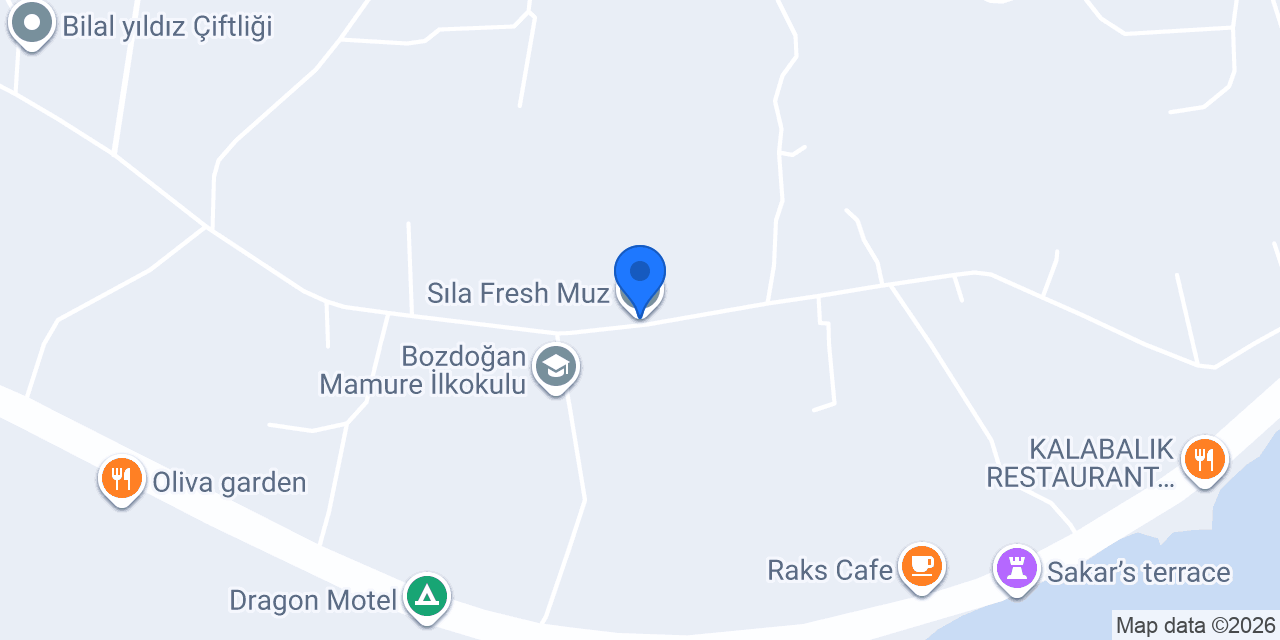 Sıla Fresh Muz konumu