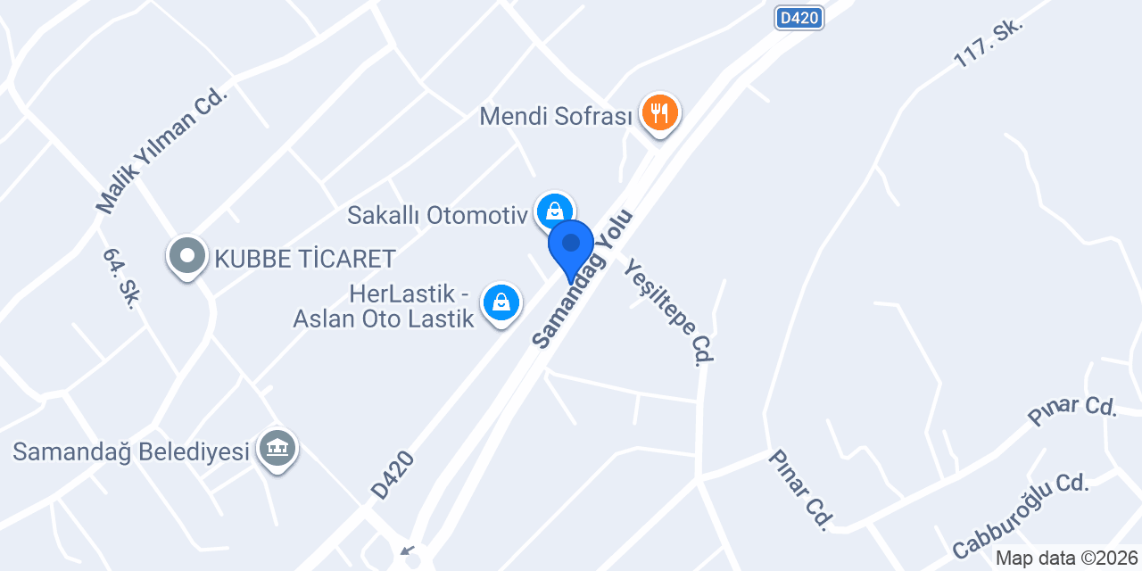 AUTO VİZYON SAMANDAĞ konumu
