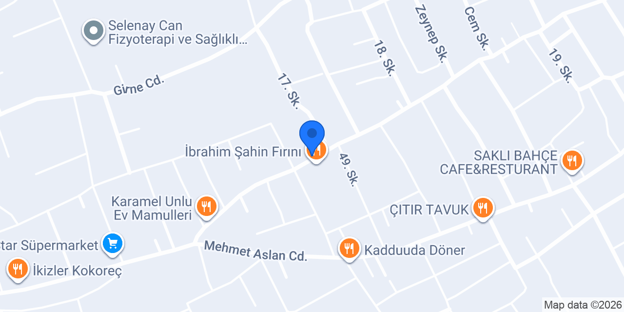 Güney kasap konumu