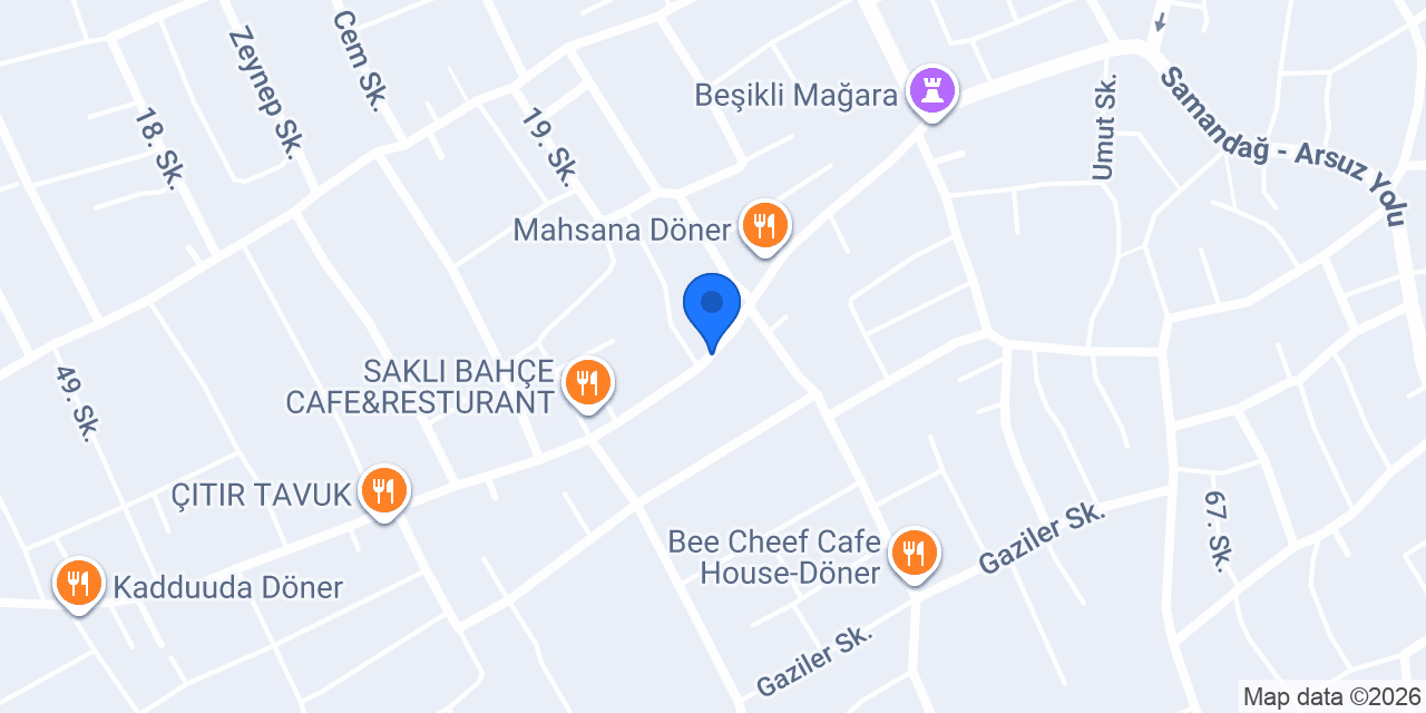 Uğur Dondurma konumu