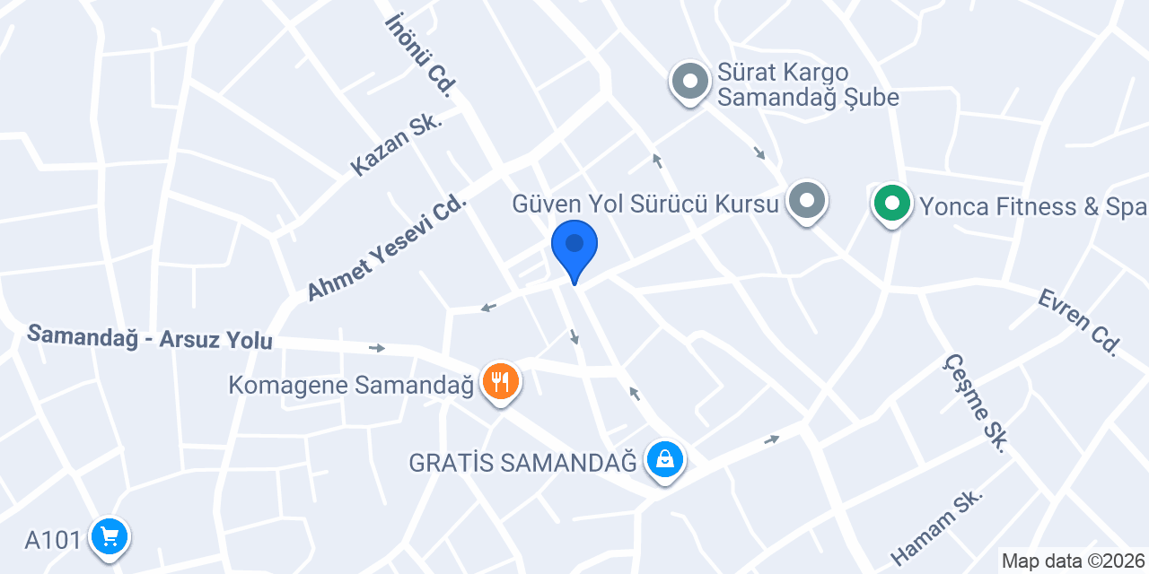 İnci Kuyumculuk konumu
