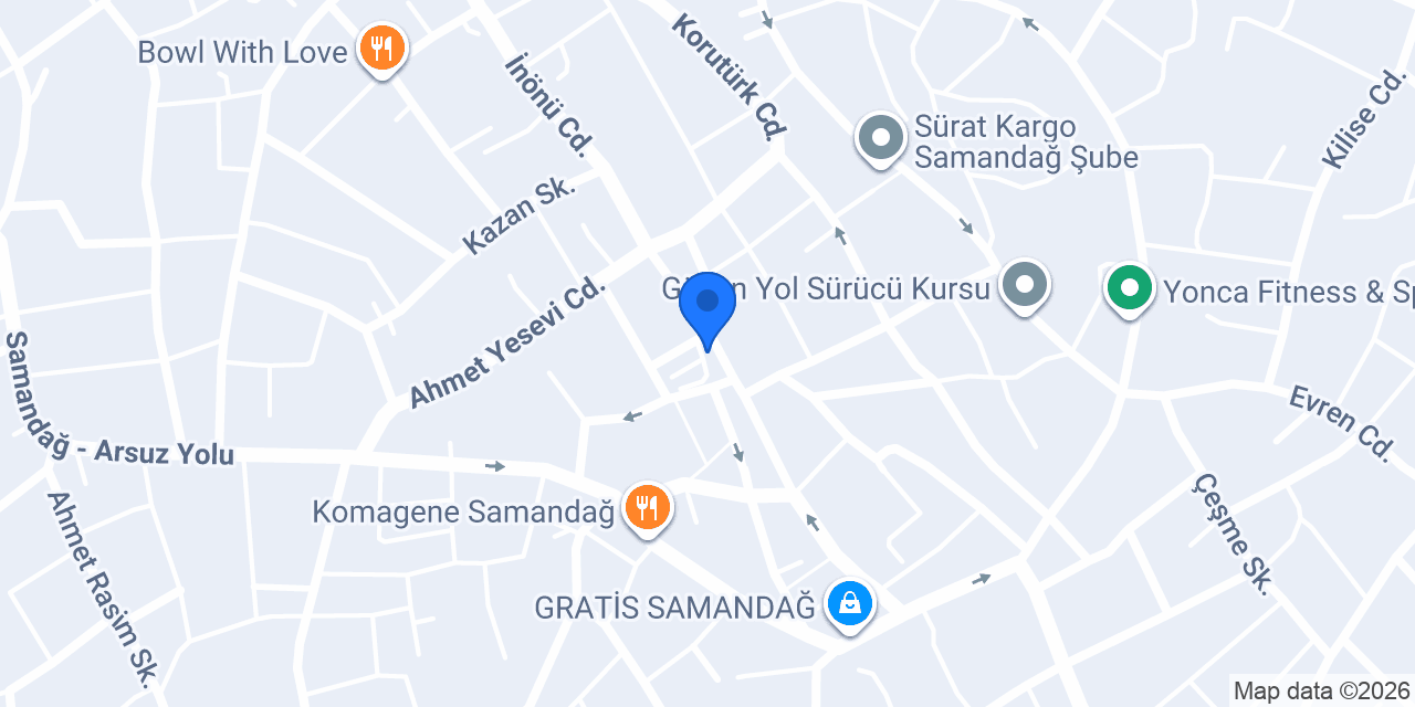 Çapalar Kuyumculuk konumu