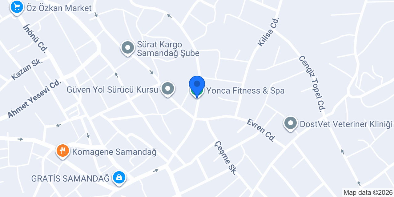 Yonca Fitness & Spa konumu