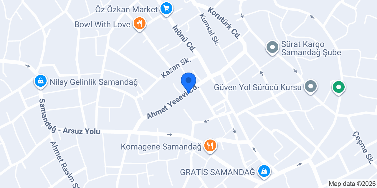 Züccaciyem samandağ AVM konumu