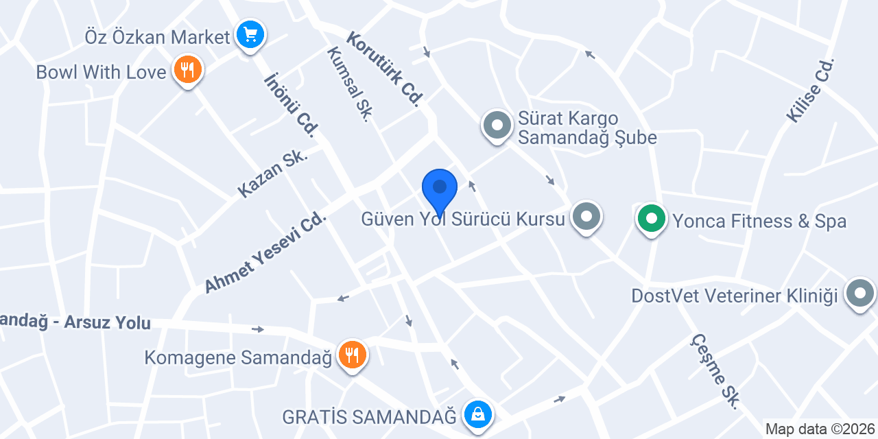 GÖZDE GÖMLEKÇİ Ali DOĞRU konumu