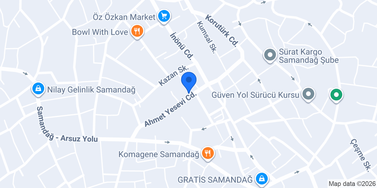 Ara Döner Samandağ konumu