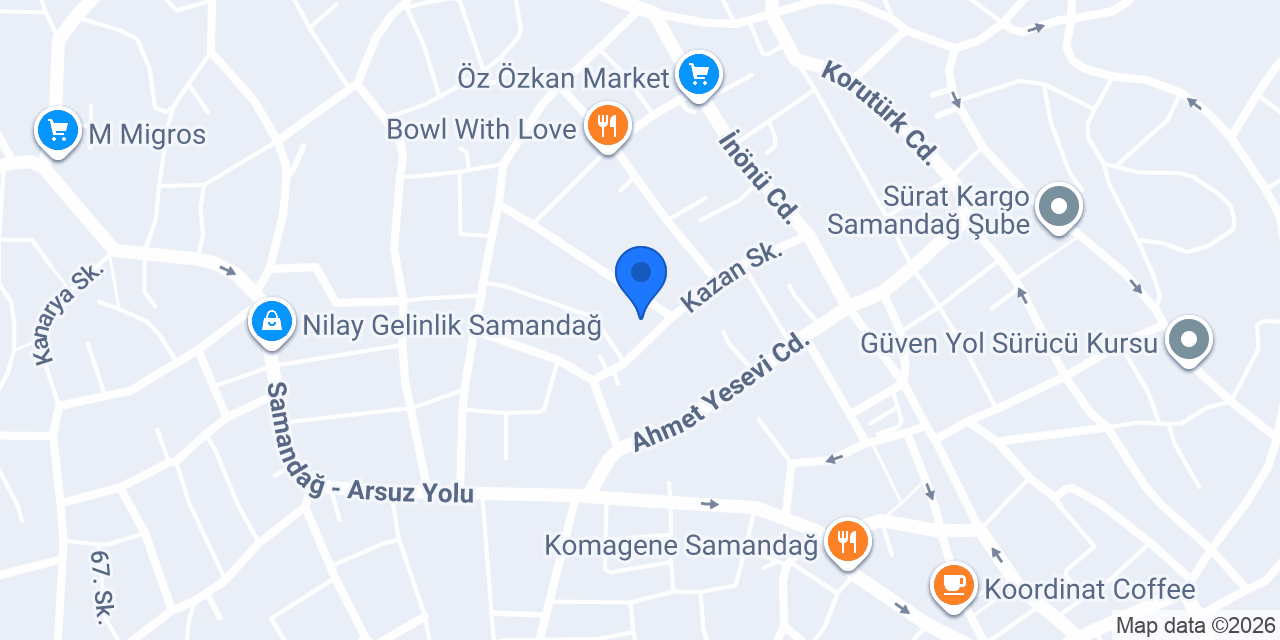 Ada Oto Kuaförü konumu