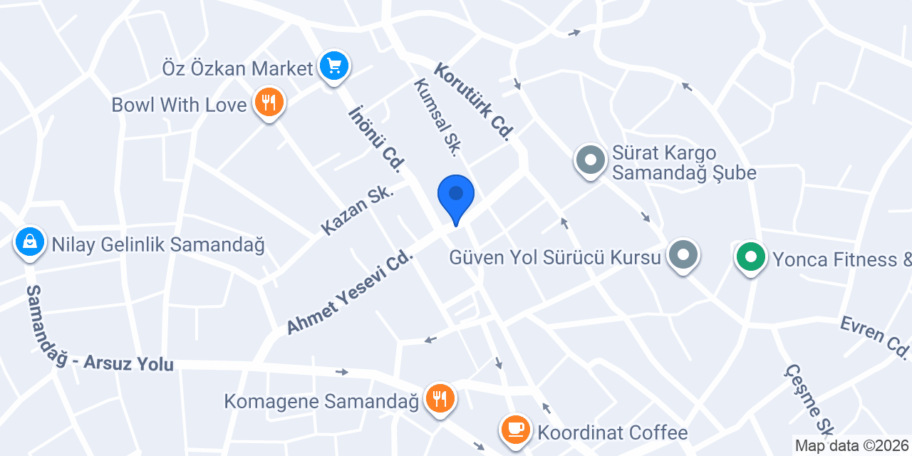 Karaca süslüler konumu