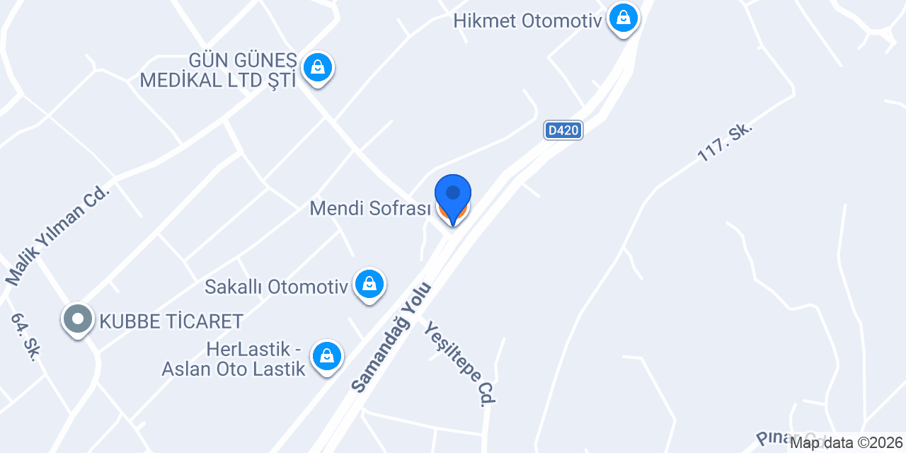Mendi Sofrası konumu