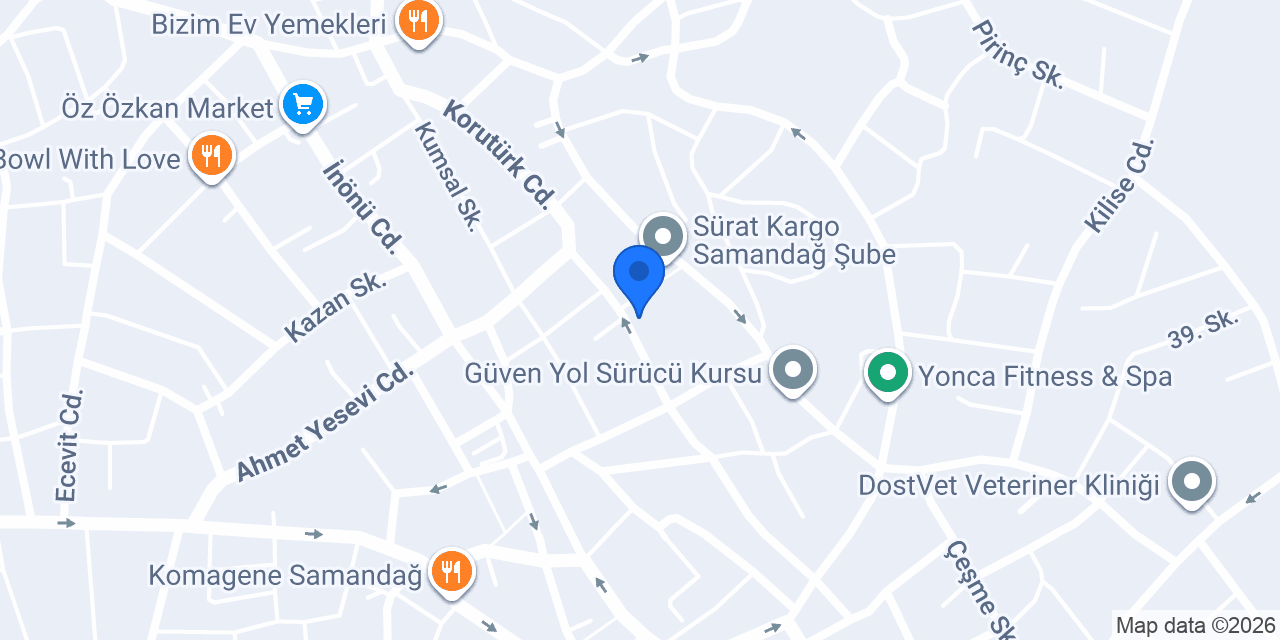 Samandağ sofrası konumu