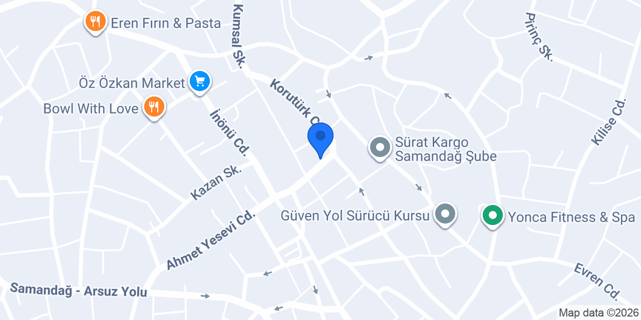 Çakır Mobilya Mutfak Kapı konumu