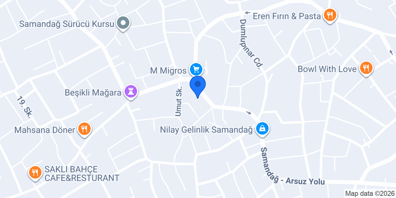 Pasaport Pizza Samandağ konumu