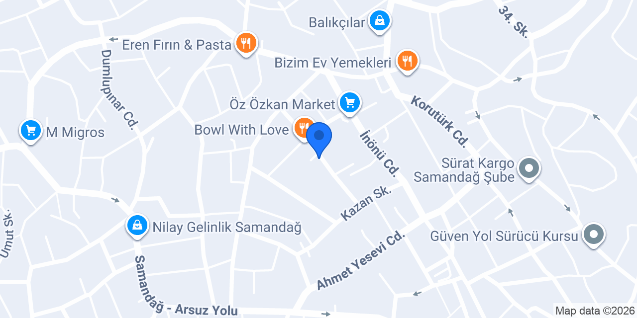Samandağ Yükseliş Koleji konumu