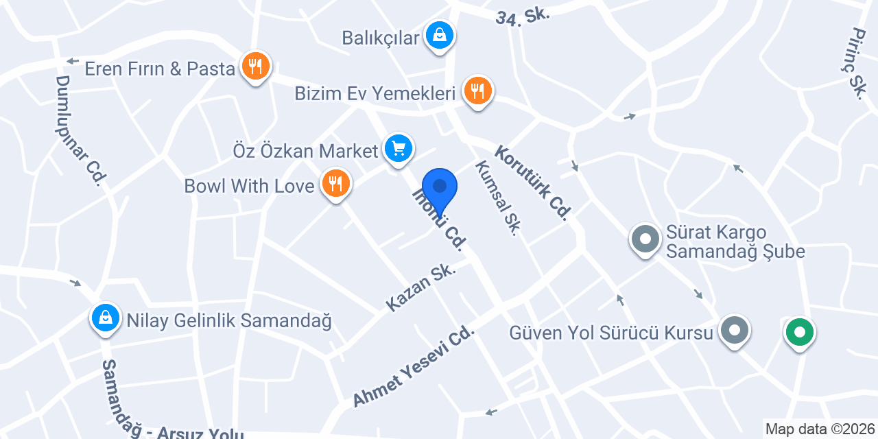Meşhur Market konumu