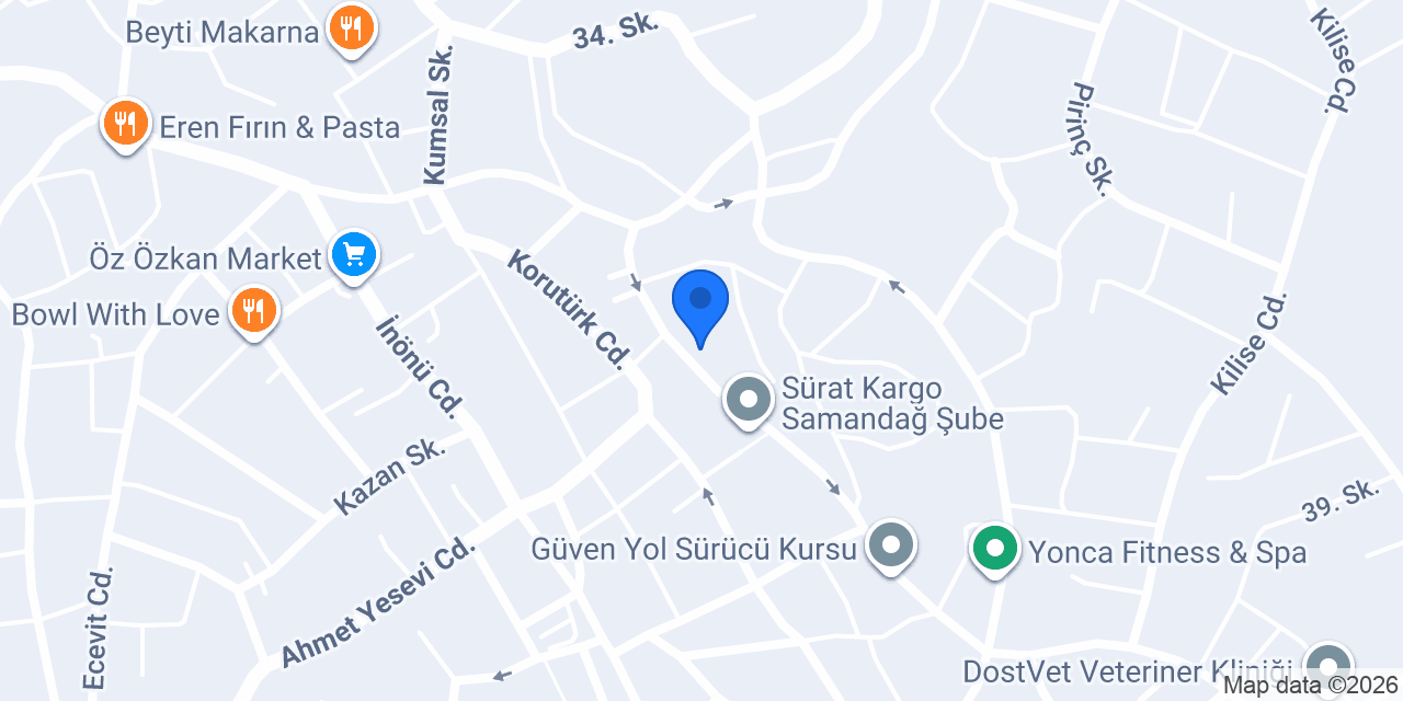 Kimyonok Seramik konumu