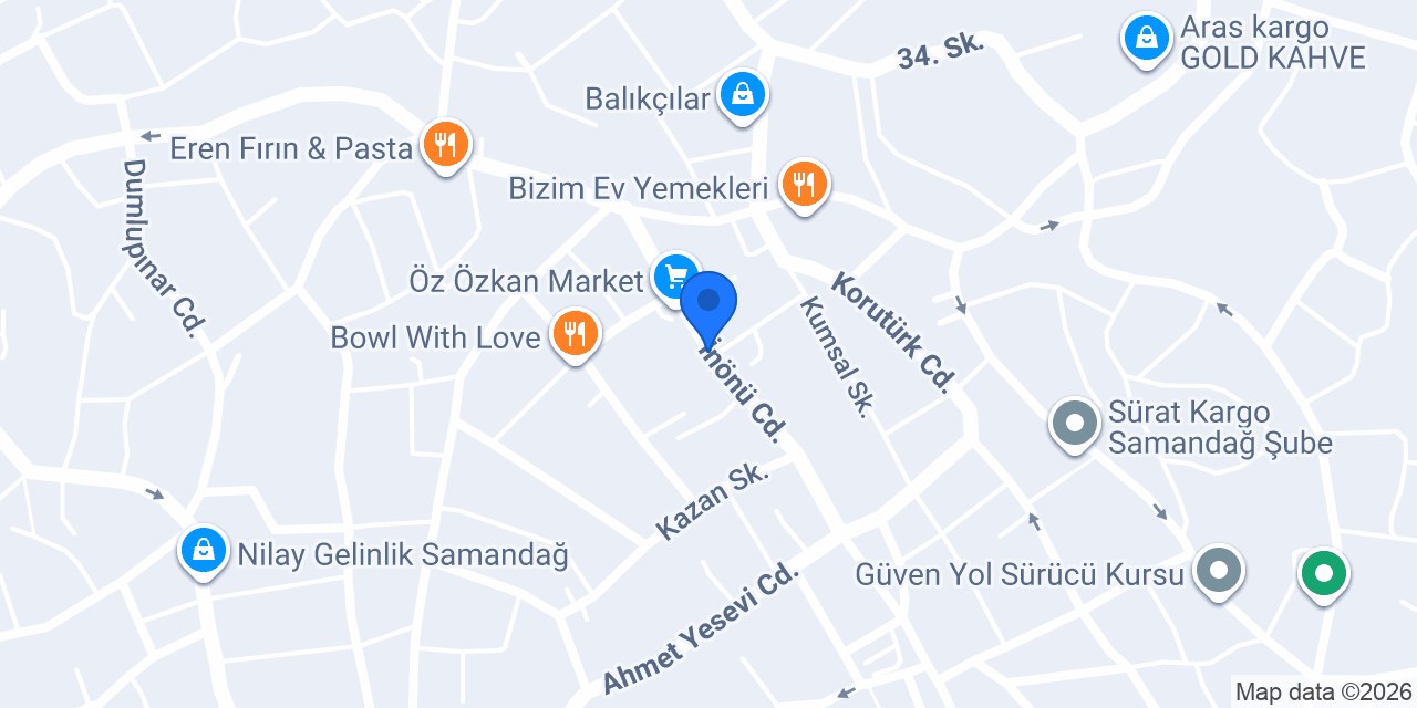 Battalbey Çiğköfte Samandağ konumu