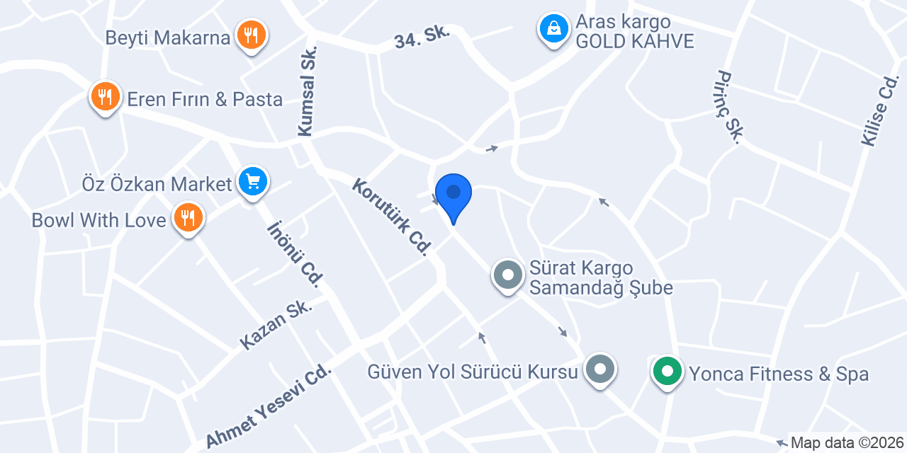 Yetimler Çiçekçilik konumu