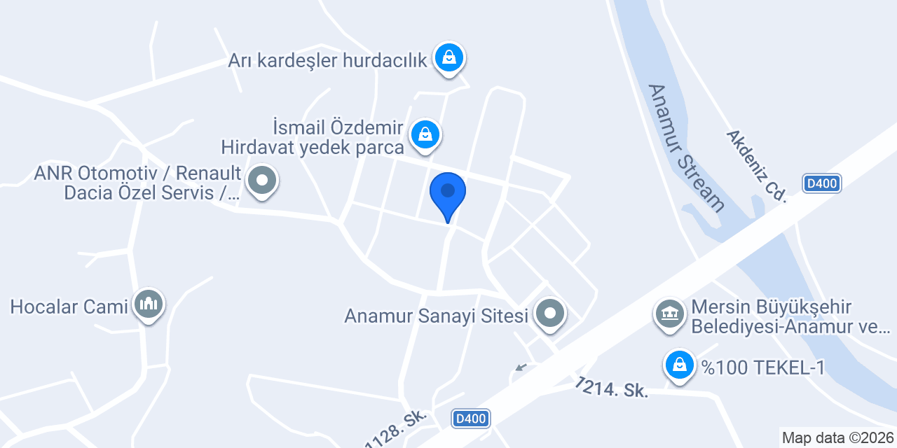 Öz Sanayi Lokantası konumu