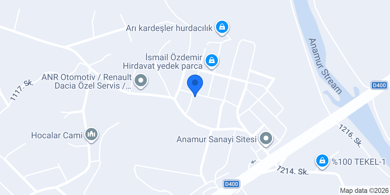 Döşemeci Hakan Anamur konumu