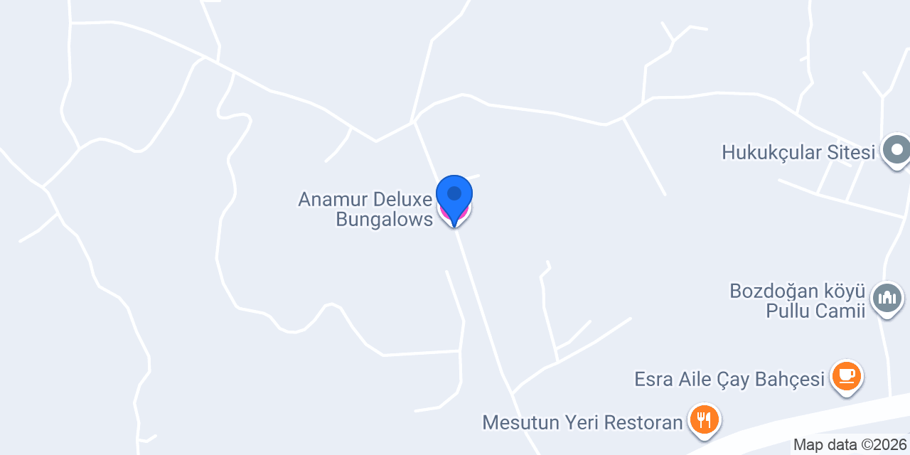 Anamur Deluxe Bungalows konumu