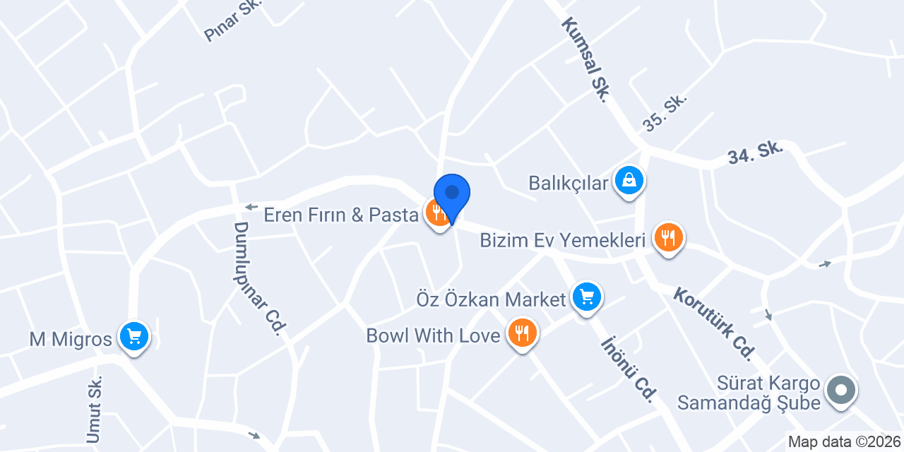 Zarif Pişirim ve Meze konumu