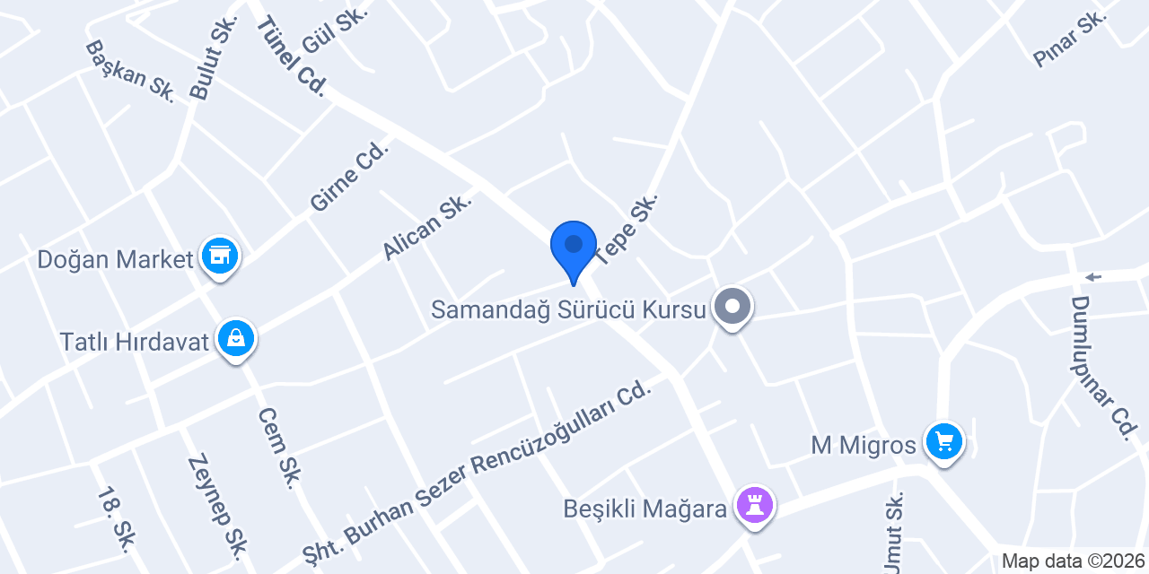 Samandağ Star Oto Lastik konumu