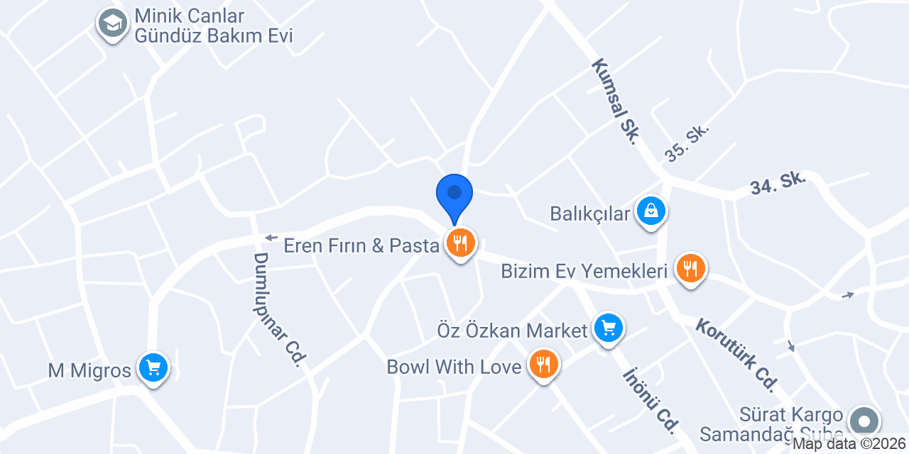 Samandağ Organizasyon konumu