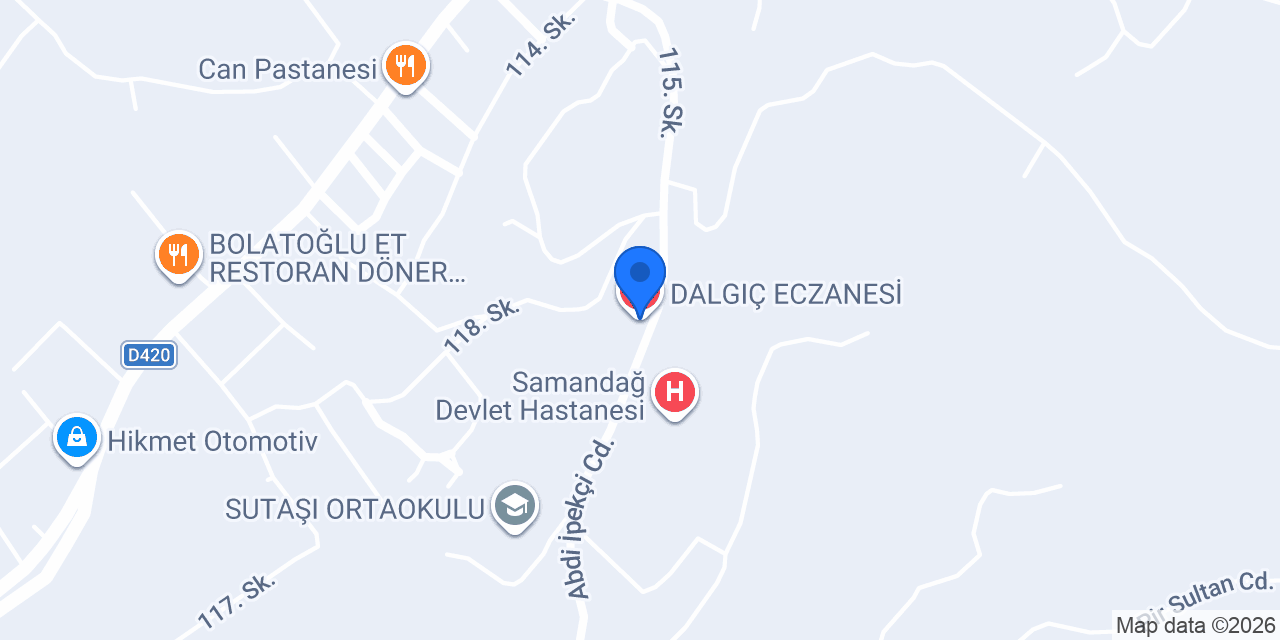 DALGIÇ ECZANESİ konumu