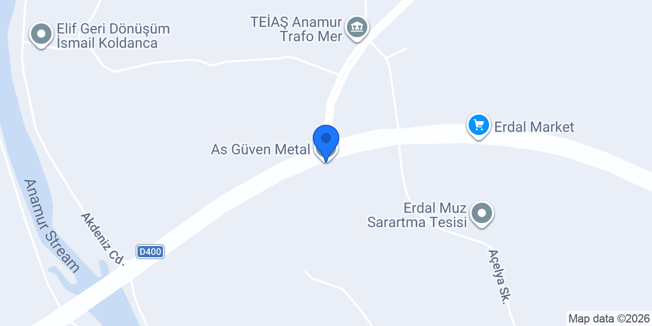 As Güven Metal konumu