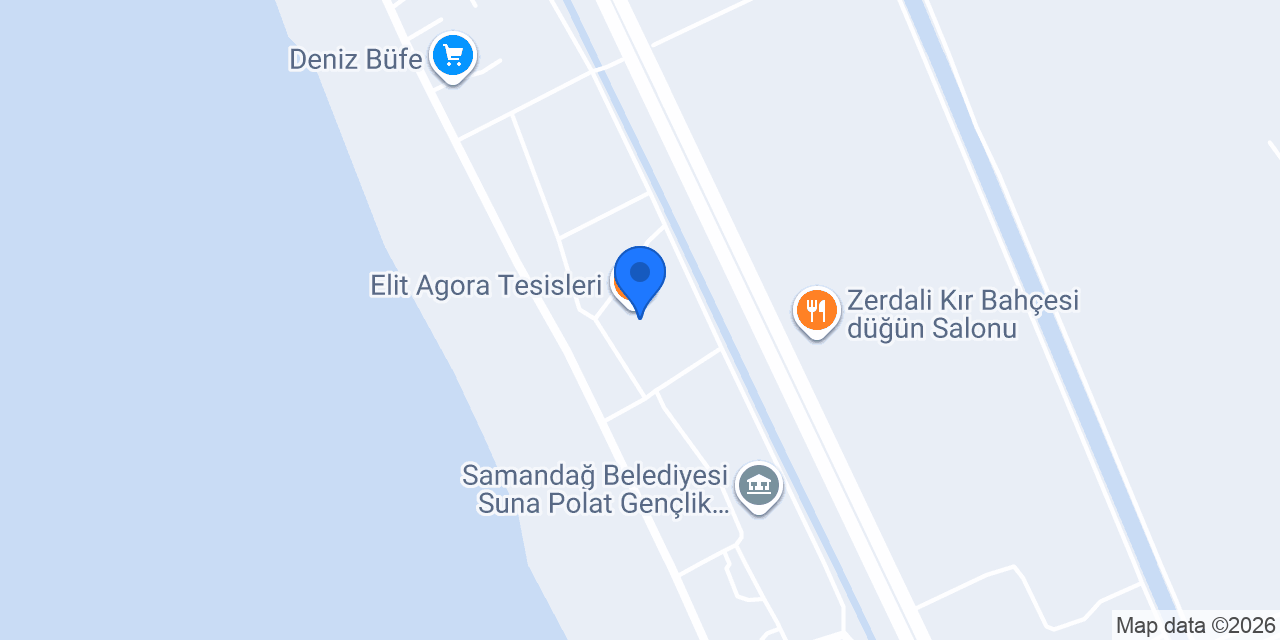 Elit Agora Tesisleri konumu