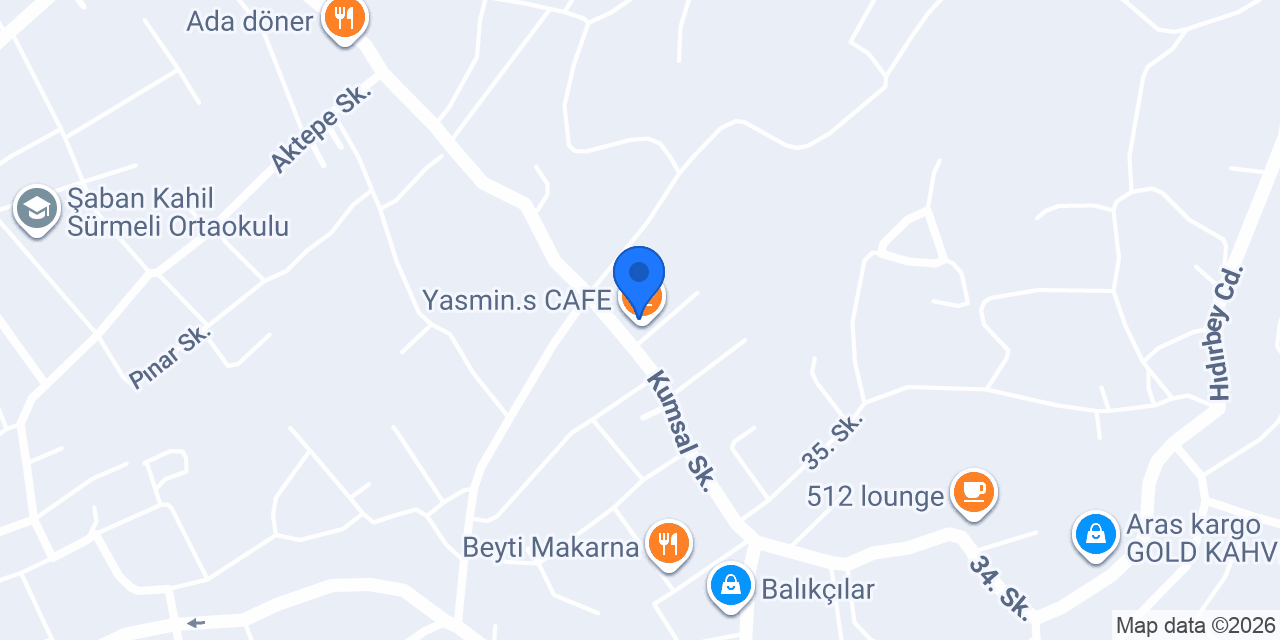 Yasmin.s CAFE konumu