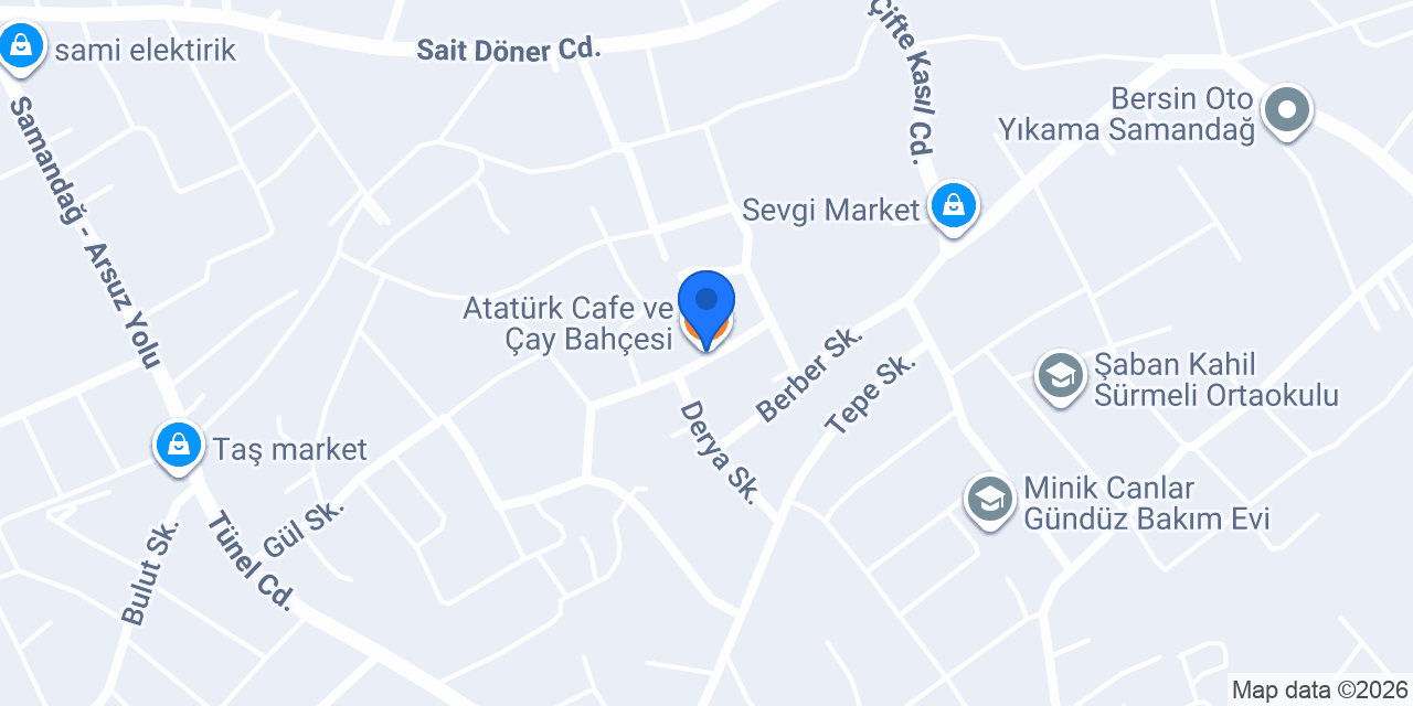 Atatürk Cafe ve Çay Bahçesi konumu